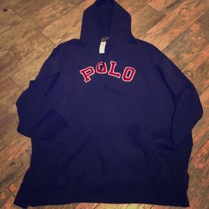 Big and tall Polo Ralph Lauren hoodie 4XB new